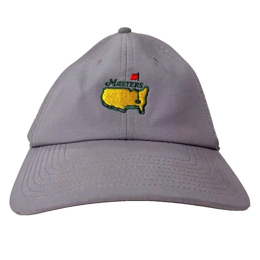 Masters Augusta National Golf Hat American Needle Gray Strapback Cap Dad Hat